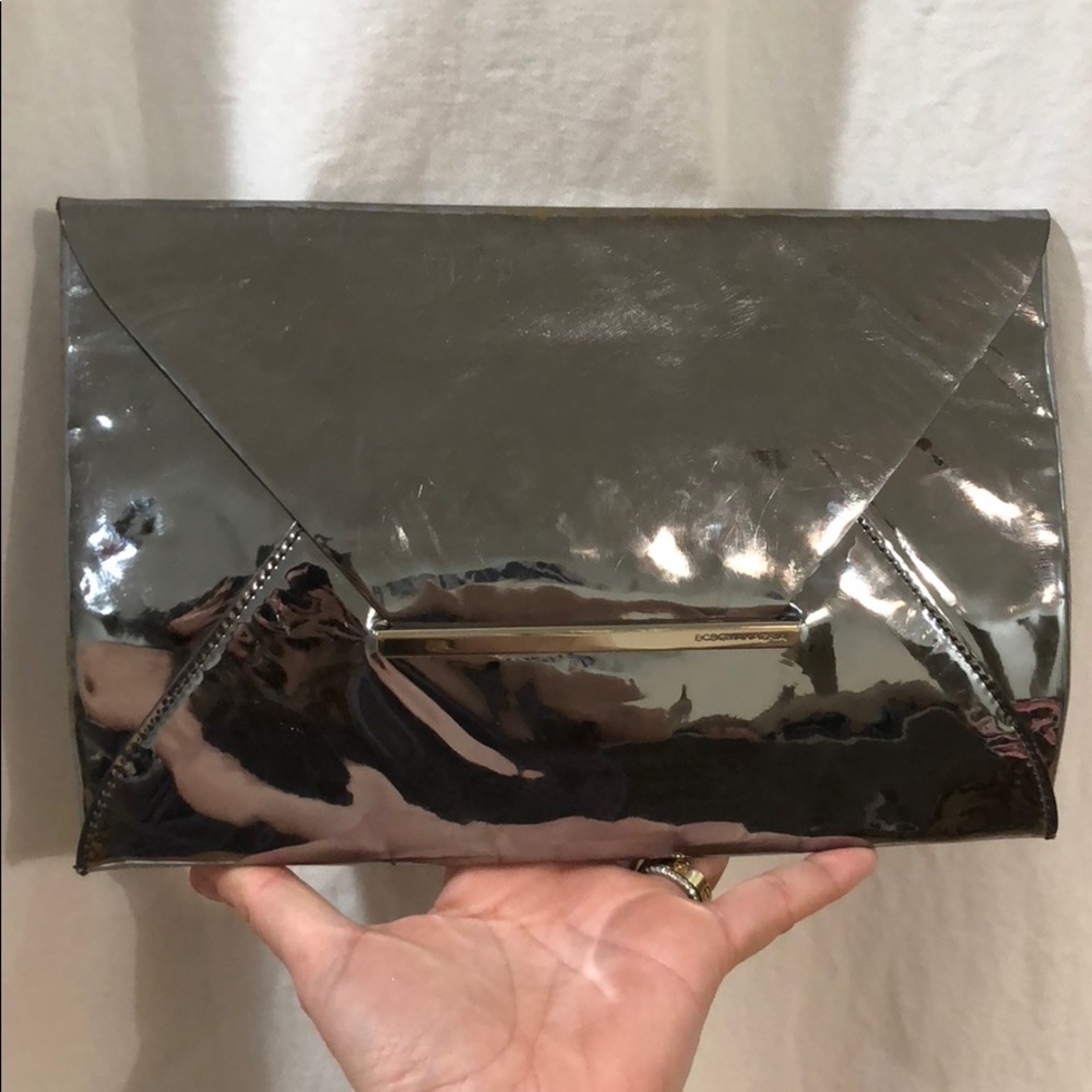 BCBG mirror clutch